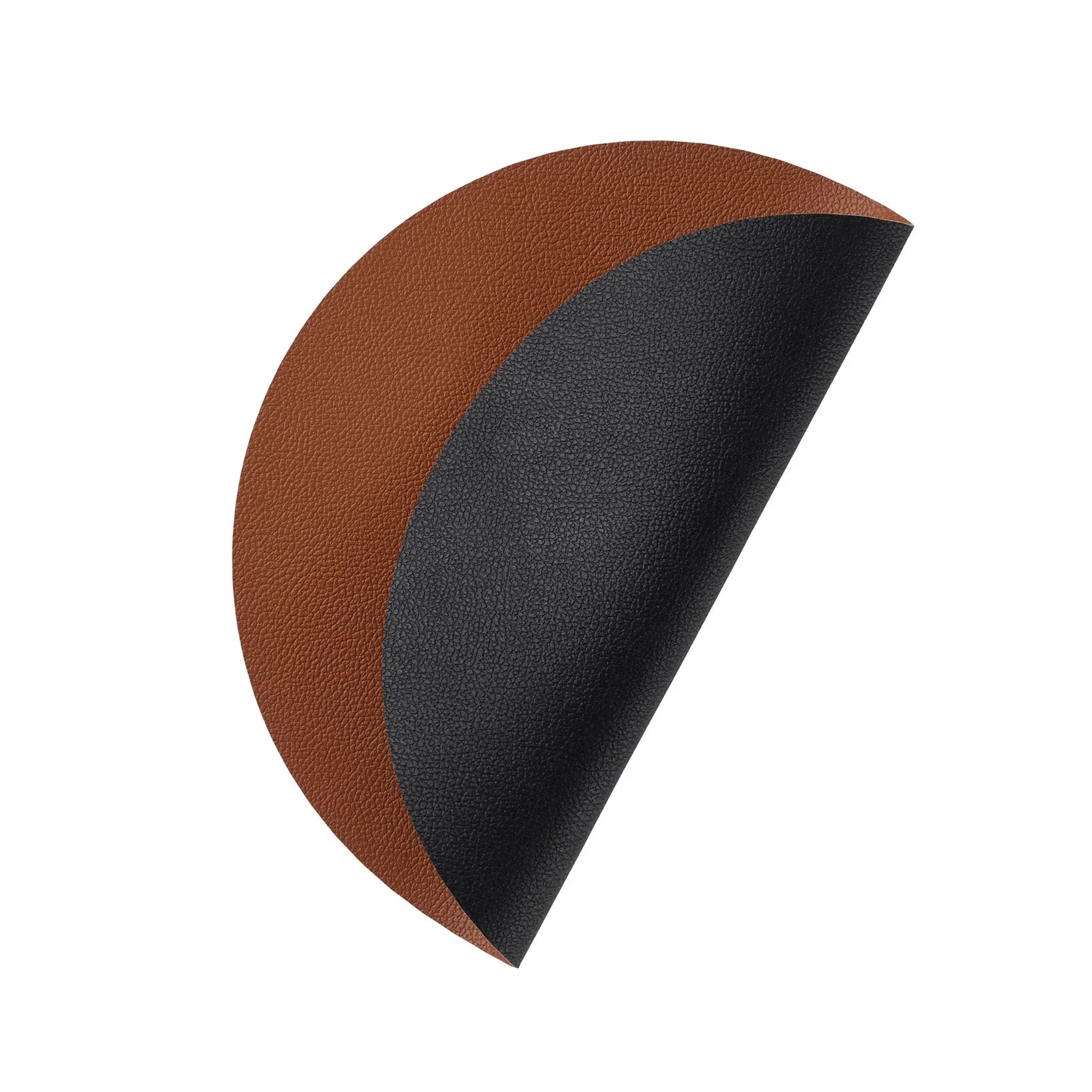 Wendbares Tischset Ø30 cm Braun/Schwarz